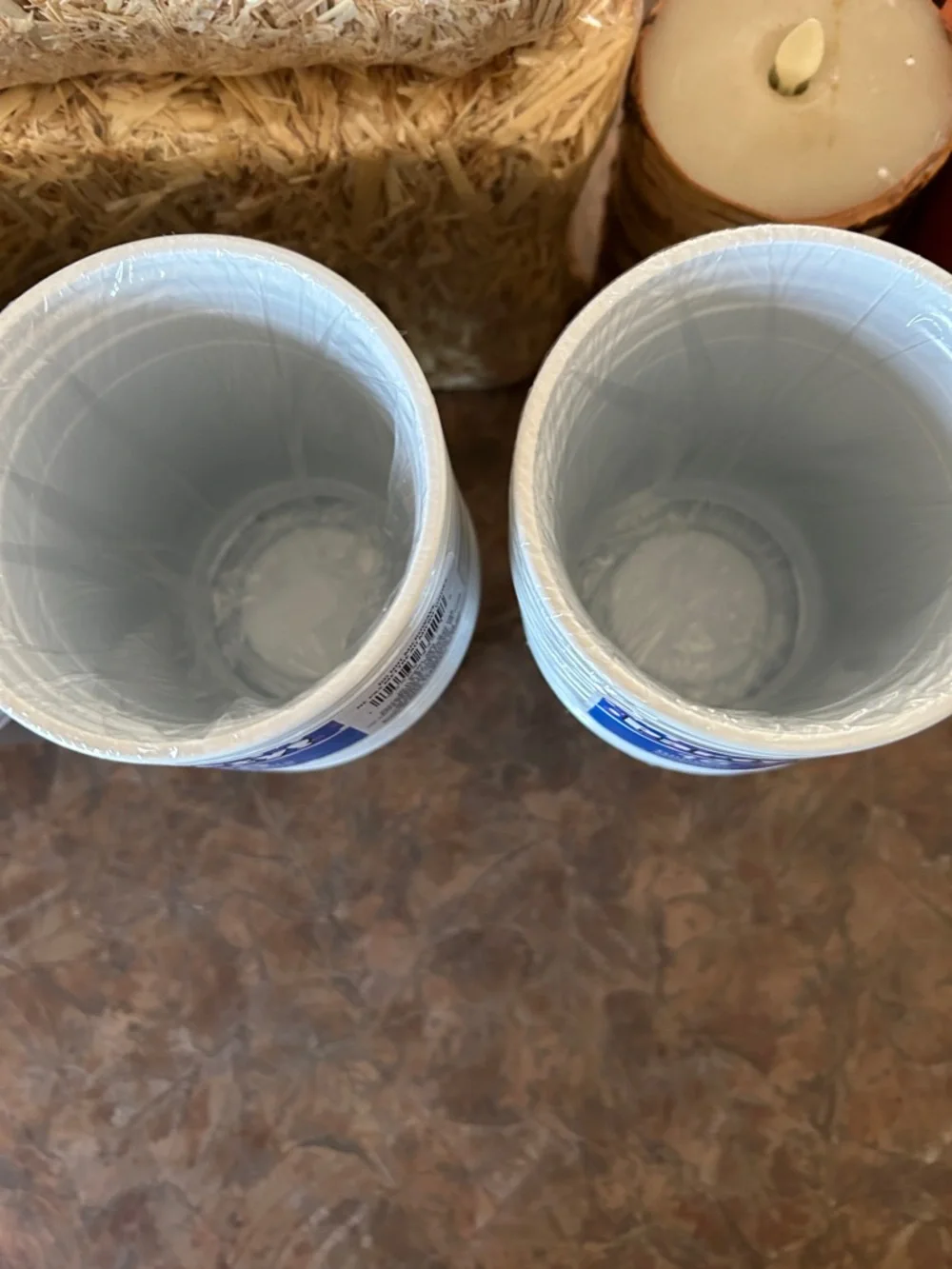 Party! Four Pack of Black and White Solo Cups 16 ounce Tumblers